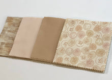 Load image into Gallery viewer, Tan Sand Dollar Themed Message Quilt Kit - Sand Dollar Themed Newborn Gift - Beachy Baby Keepsake