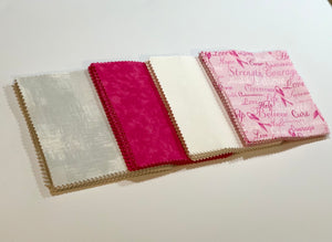Breast Cancer Awareness Message Quilt Kit - Cancer Gift